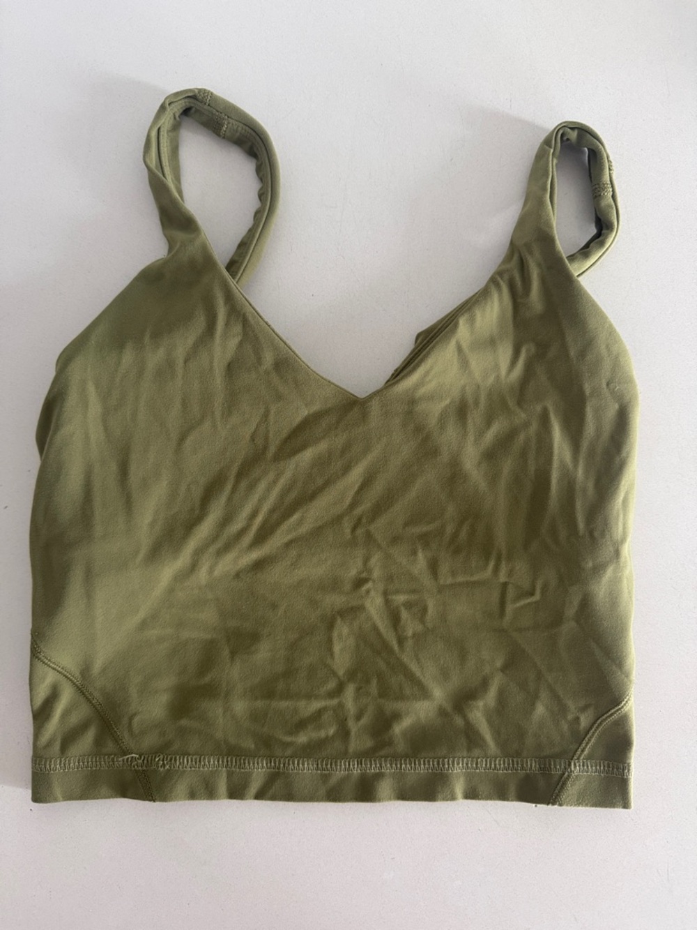 lululemon athletica Olive Green V-Neck Sports Bralette